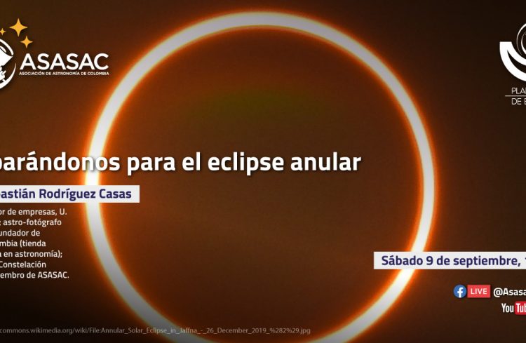 9 de septiembre de 2023 – Preparándonos para el eclipse anular