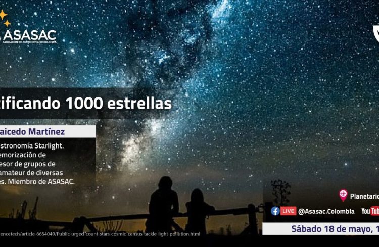 18 de mayo de 2024 – Identificando 1000 estrellas