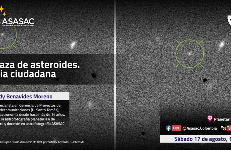 17 de agosto de 2024 – ¡Únete a la búsqueda de Asteroides a través de la Ciencia Ciudadana!