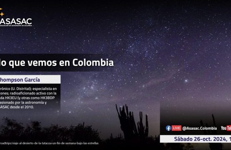 26 de octubre de 2024 – El cielo que vemos en Colombia