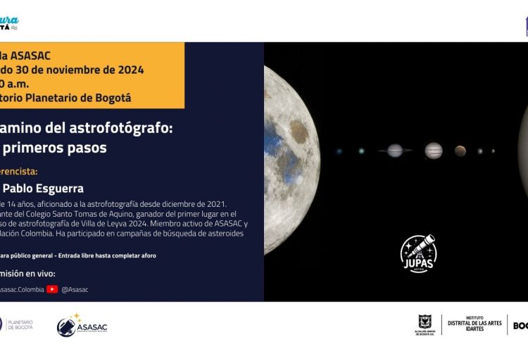 30 de noviembre de 2024 – El camino del astrofotógrafo: Los primeros pasos